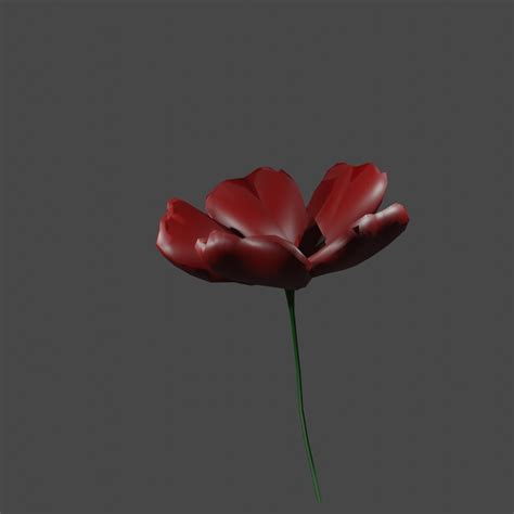 3D model Simple animated flower - TurboSquid 2054943