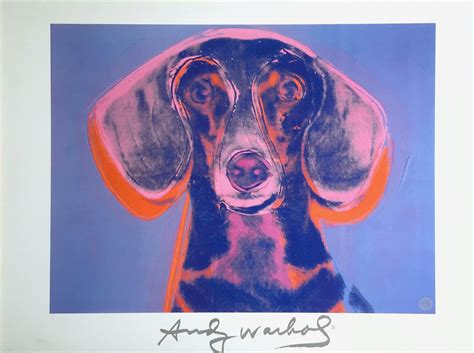 Andy Warhol, Maurice, Dachshund, Poster, Print, Art, Canvas - Etsy