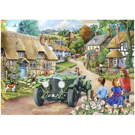 Toys Toys & Games Jigsaws & Puzzles House of Puzzles BIG 500 piece jigsaw puzzle VINTAGE RUN ...