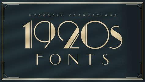 Best 1920s Fonts (FREE / Premium) 2024 | Hyperpix