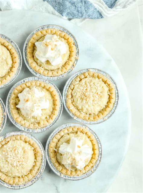 Coconut Cream Tarts Recipe - Knead Some Sweets Blog