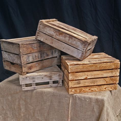 Wooden Crates - Event Furniture by Tarren