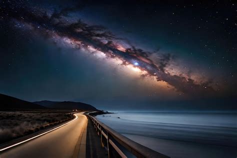 Premium Photo | Milky way galaxy and night sky