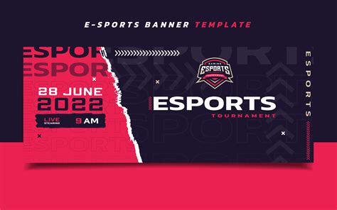 Esports Gaming Banner Template with Logo for Social Media 7994836 ...