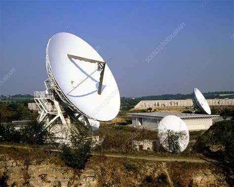 Mercury satellite communications ground station - Stock Image - T346/0324 - Science Photo Library