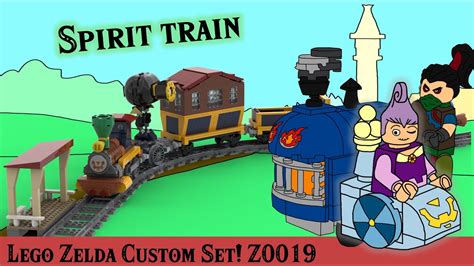 Lego Zelda Spirit Train custom set: from spirit tracks - set showcase w2 - YouTube