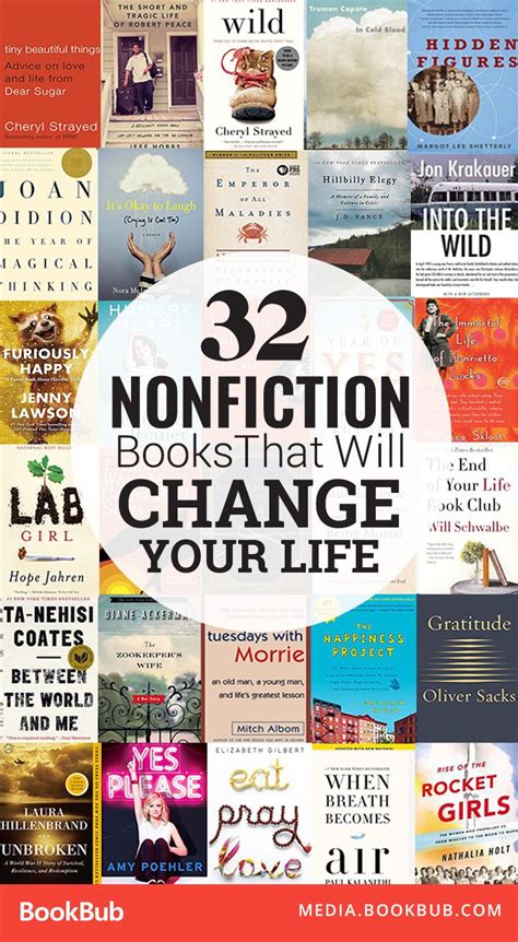 32 Nonfiction Books That Will Change Your Life | Science books, Nonfiction books, Books to read