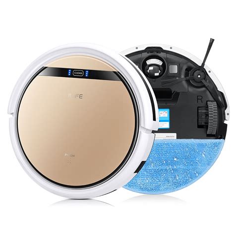 ILIFE V5s Pro Robot Vacuum and Mop 2 in 1 Cleaner with Water Tank, Self ...