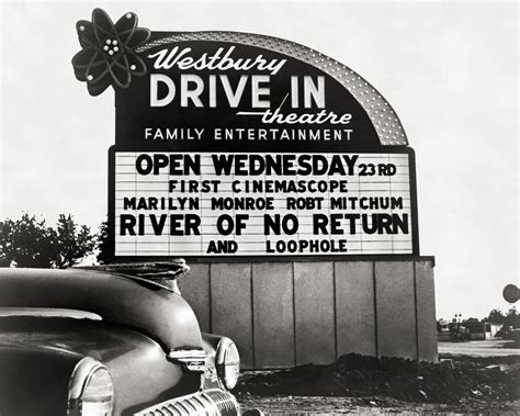 Drive-in Theater 1954. Vintage Photo Reproduction Poster | Etsy