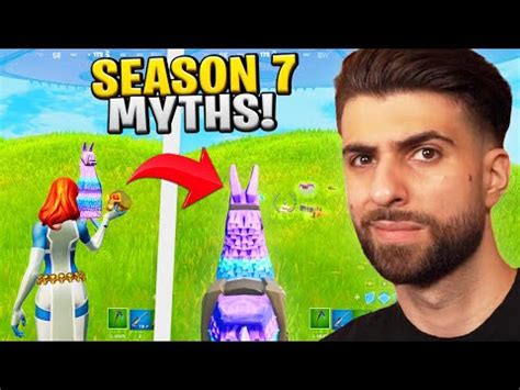 I Busted The CRAZIEST Fortnite Season 7 Myths...