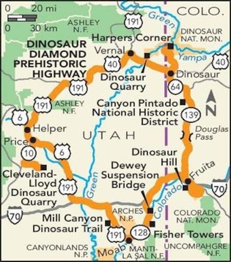 Dinosaur Diamond Prehistoric Highway Road Trip -- National Geographic