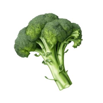 Broccoli Vegetable Digital Illustration, Broccoli, Green, Food PNG ...