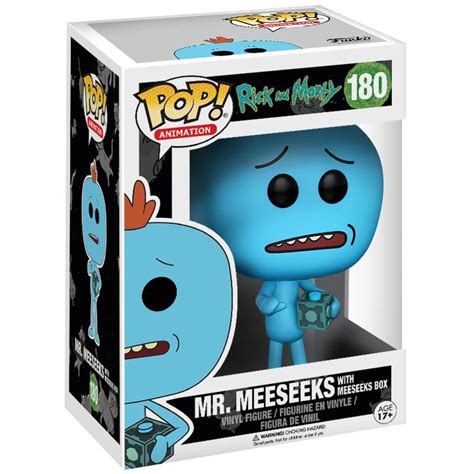 Mr. Meeseeks Vinyl Figure 180 - Funko Pop! från Rick and Morty | Funko ...