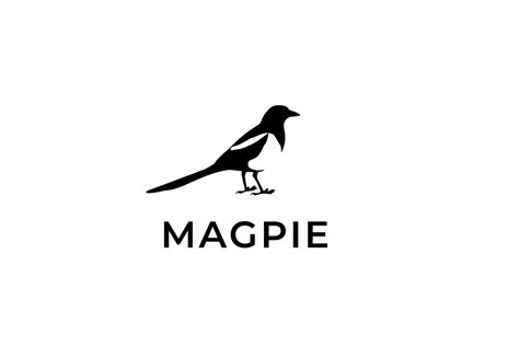 MAGPIE Bird Logo Design Graphic by eartdesign · Creative Fabrica