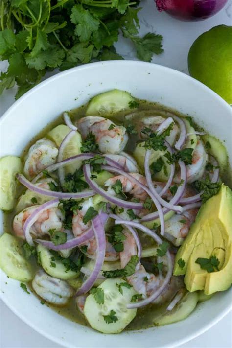 Aguachile Recipe with Shrimp - Cilantro Parsley