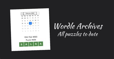 Aneejian | Wordle Archives. All Puzzles to date.