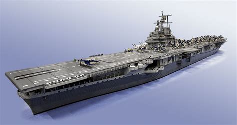 USS Intrepid | Lego ship, Lego aircraft carrier, Lego boat