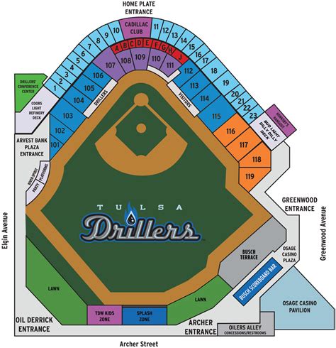 Oneok Field Seating Chart - chartdevelopment