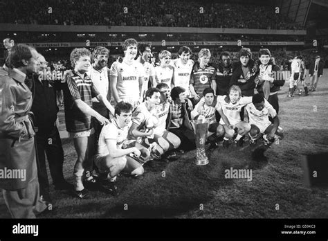 Soccer - 1984 UEFA Cup Final - 2nd Leg - Tottenham Hotspur v Anderlecht - White Hart Lane Stock ...