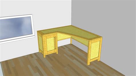 corner desk | 3D Warehouse