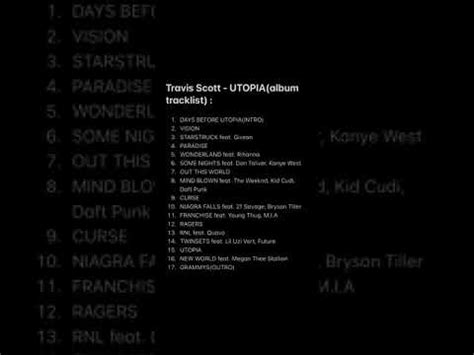 TRAVIS SCOTT UTOPIA LEAKED TRACKLIST(not clickbait) - YouTube