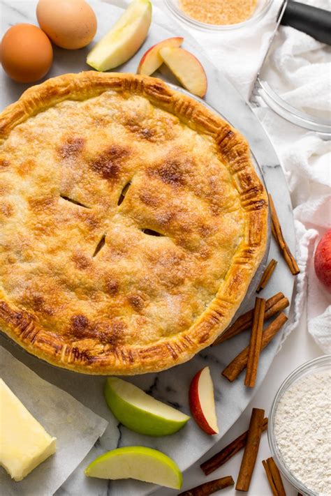 A traditional deep dish apple pie is the perfect finale to your holiday dinner