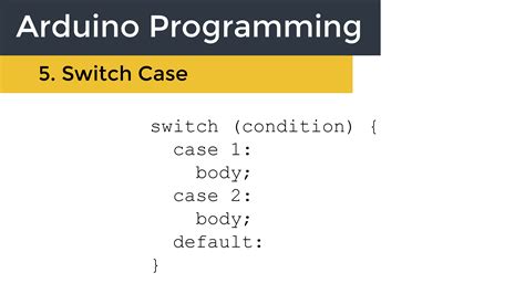 Using Switch Case Statements in Arduino Programming - Circuit Basics