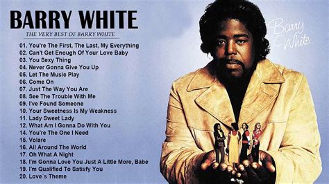 Barry White Greatest Hits - Best Songs Of Barry White - Barry White ...