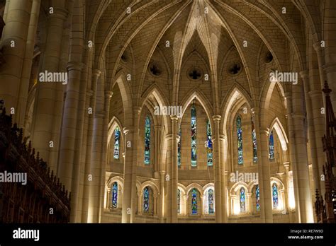 Interior view, St. John`s Cathedral, Brisbane, Queensland, Australia Stock Photo - Alamy