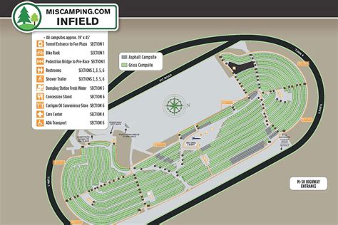 Campground Maps - Michigan International Speedway