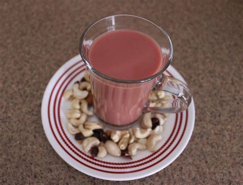 Kashmiri Style Noon Chai Recipe - Pink Tea by Archana's Kitchen