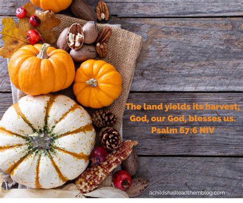 Fall Bible Verses and Images for Families - A Child Shall Lead Them Blog