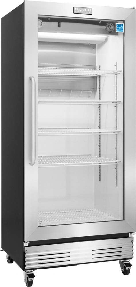 FRIGIDAIRE Refrigerator, Commercial, Stainless Steel, 32 in Overall Width, 18.0 cu ft ...