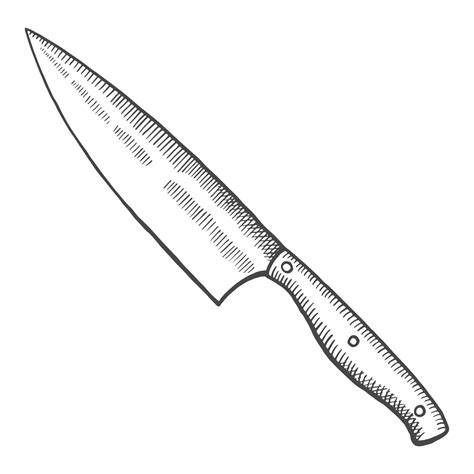 Chef Knife Drawing