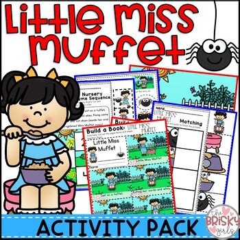 Nursery Rhymes Preschool Little Miss Muffet (Nursery Rhyme Sequencing)