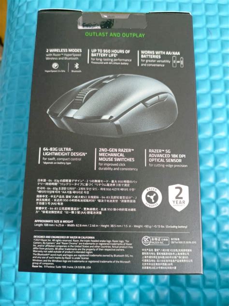 Razer Orochi v2 wireless gaming mouse, Computers & Tech, Parts ...