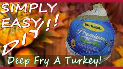 Simply Easy DIY: DIY How to Deep Fry a Turkey