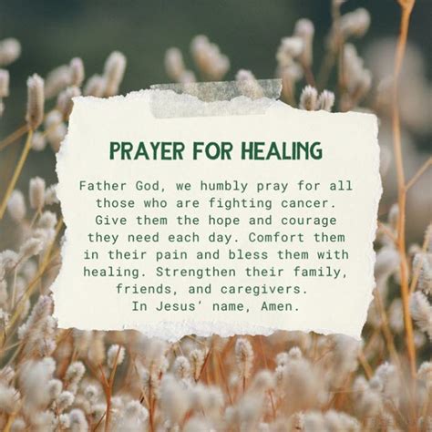 26 Powerful Healing Prayers for Cancer Patients - NurseBuff