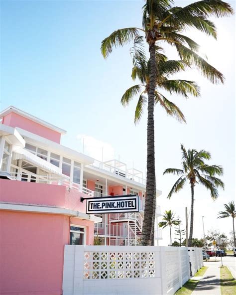 Say to an entirely pink hotel that will have you insta game looking . A mid-cen... - Say 👋 to an ...