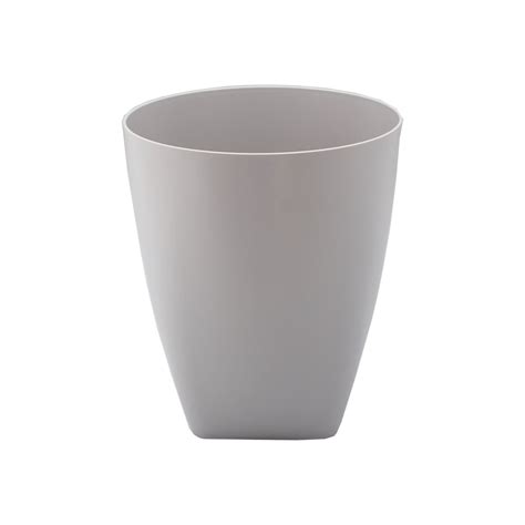 Erwyn Formula Blue Bathroom Plastic Wastebasket, White | Plastic ...