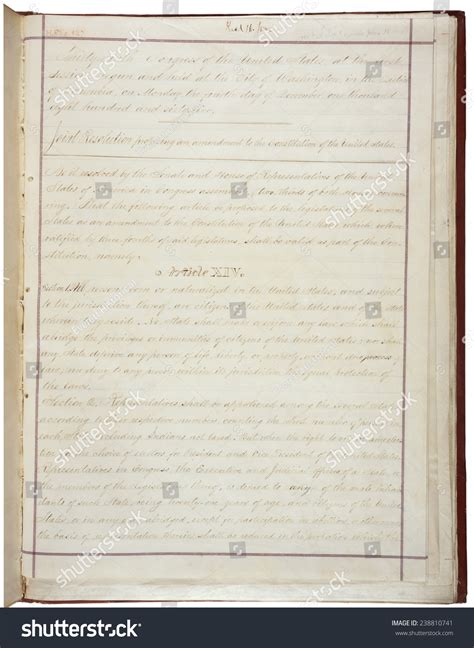 14th Amendment To The U.S. Constitution: Civil Rights (1868) Passed By ...