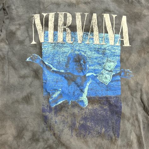 Vintage Nirvana album cover reprint Size medium... - Depop