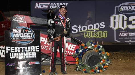 Kyle Larson wins BC39 on IMS dirt track | wthr.com