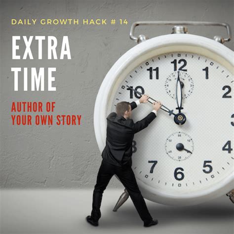 Extra Time - Author of Your Own Story