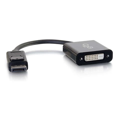 DisplayPort to DVI-D Active Adapter Converter - Black | Adapters and Couplers | Audio Video