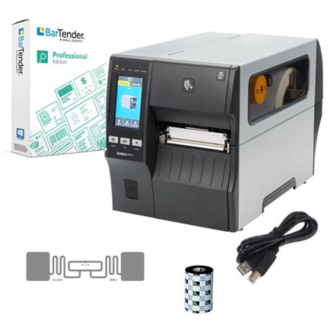 Zebra ZT411R RFID Lablel Printing Starter Kit