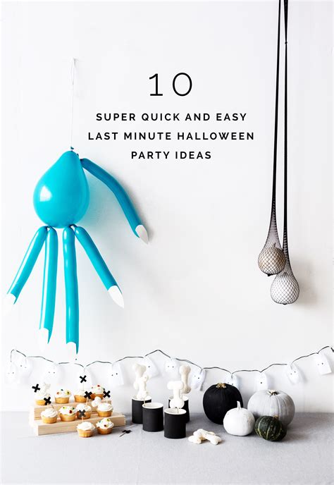 10 Super Quick and Easy Last Minute Halloween Party Ideas | Fall For DIY