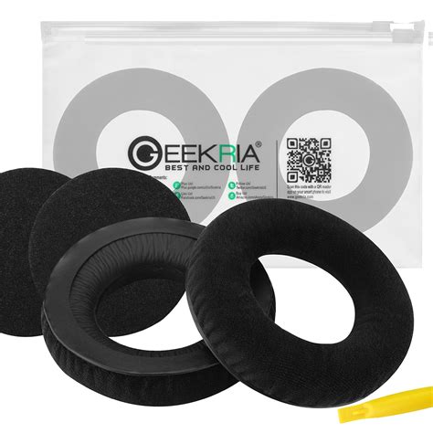 Geekria Replacement Velvet Earpad for AKG K240, K240S, K240 Studio, K240 MKII, K241, K270, K271 ...