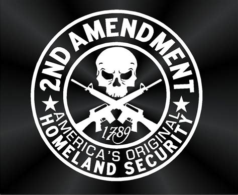 2nd Amendment Decal Car Window Vinyl Decal Sticker 10933 - Etsy