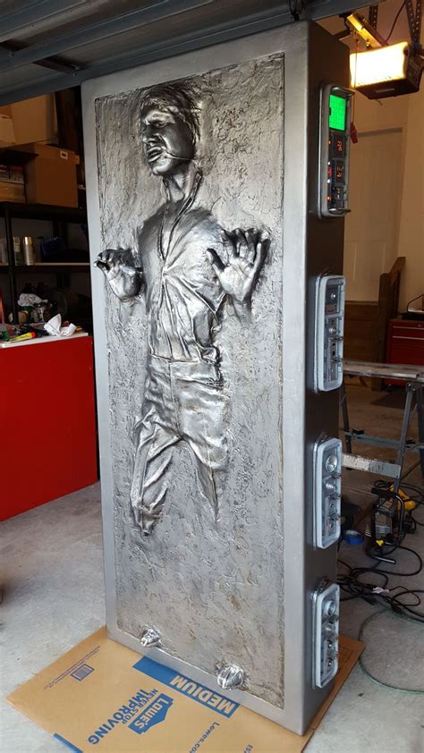 Han Solo in Carbonite - Rapid Build, Low Cost | Star wars room, Star wars man cave, Star wars decor